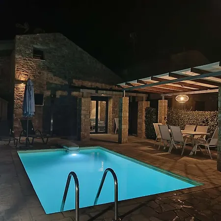 Eutopia Sani With Private Pool Вилла Сани-Бич